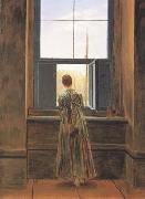 Caspar David Friedrich, Woman at the Window (mk10)